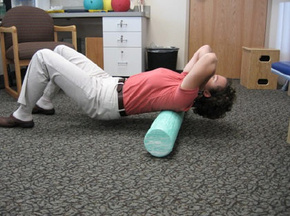 foam rolling back extension