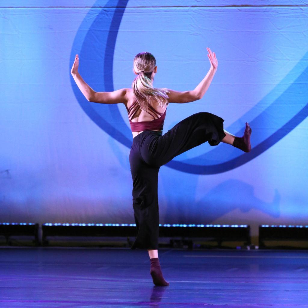 young girl in dance performance