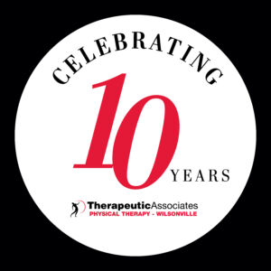 Wilsonville 10-year anniversary logo
