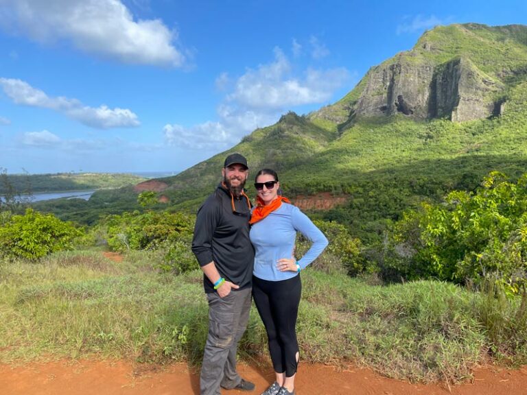 PT Carolyn Forrester enjoys hiking and exploring in Kauai
