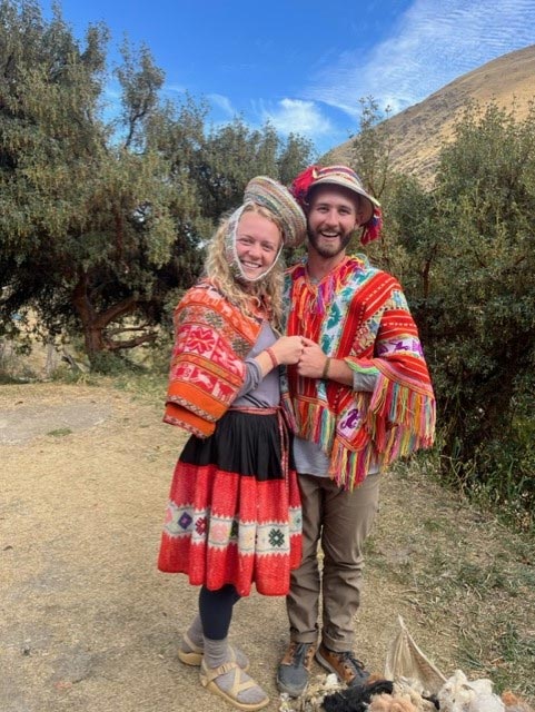 NW Boise PT exercise specialist Justin Seamons during a trip to Peru with his now wife
