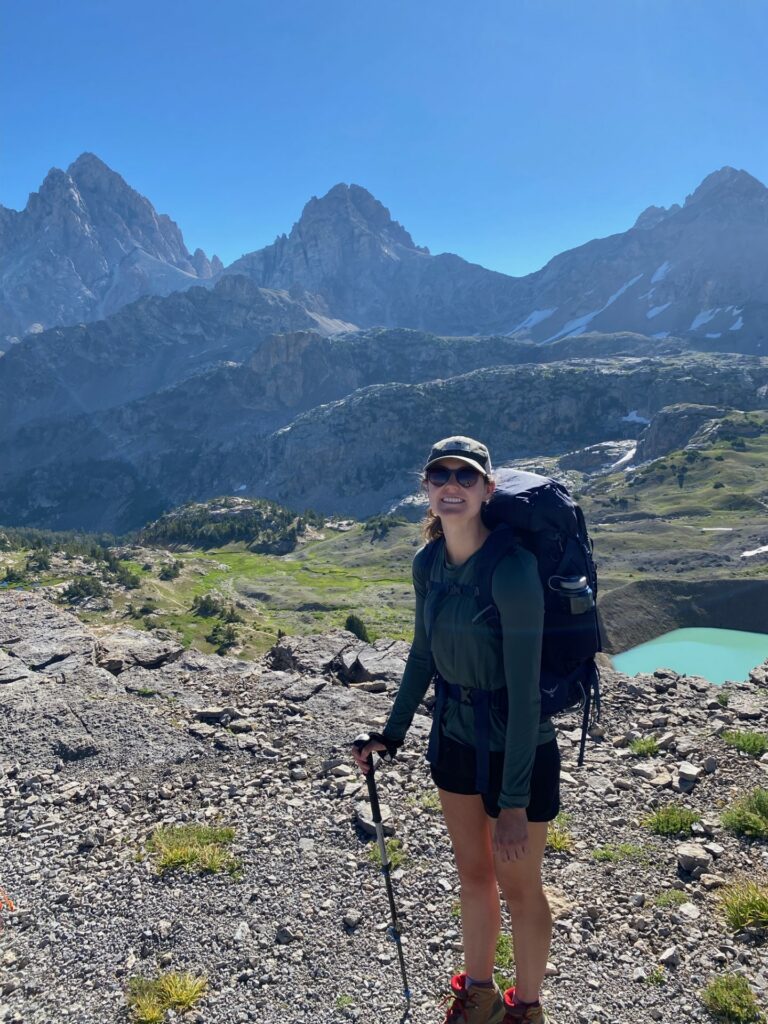 physical therapist Kristen Dunlay enjoys hiking and backpacking