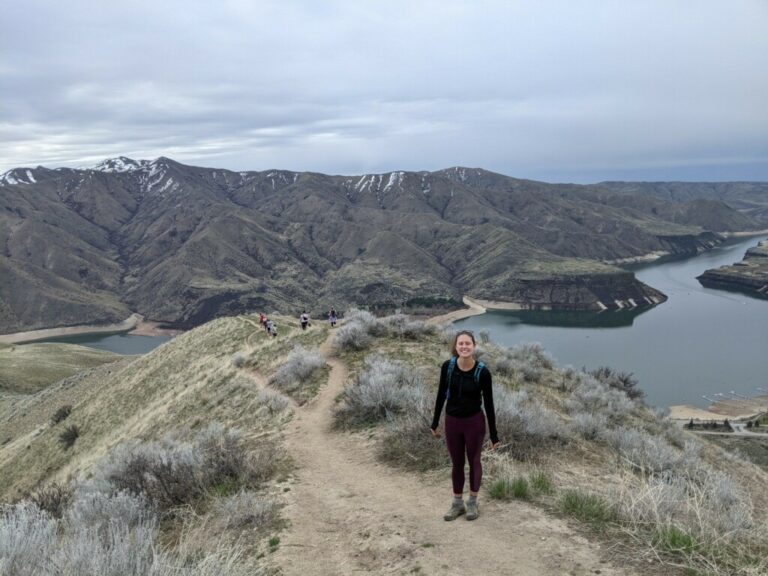 physical therapist Kristen Dunlay enjoys hiking