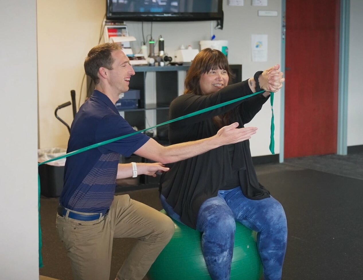 When patients share their interests and hobbies with their physical therapist, exercises can be designed to be fun and get them back to their passions